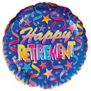 Happy retirement balloon.